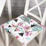 - Pofi-2439-Gorsel - Realhomes Düzensiz Geometrik Şekiller Dijital Baskılı Pofuduk Sandalye Minderi Realhomes