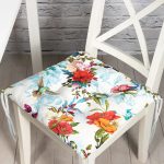 - Pofi-2447-Gorsel - Realhomes Ebabil Kuşu Çizimli Modern Pofuduk Sandalye Minderi Realhomes