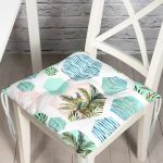 - Pofi-2455-Gorsel - Realhomes Geometrik Palmiye Desenli Dijital Baskılı Pofuduk Sandalye Minderi Realhomes