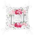 A True Love Story Dijital Baskılı Dijital Pofuduk Sandalye Minderi Realhomes