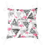 - Pofi-2487-Gorsel-2 - Realhomes Puanlı Temalı Flamingo Desenli Dijital Baskılı Pofuduk Sandalye Minderi Realhomes