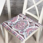 - Pofi-2506-Gorsel - Realhomes  Lila Renk Çini Dijital Baskılı Modern Pofuduk Sandalye Minderi Realhomes