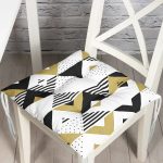 - Pofi-2508-Gorsel - Realhomes Hardal Renk Geometrik Şekiller Temalı Pofuduk Sandalye Minderi Realhomes