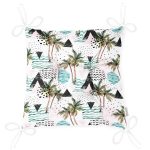 - Pofi-2529-Gorsel-2 - Realhomes  Üçgen Şekilli Palmiye Motifli Dijital Baskılı Pofuduk Sandalye Minderi Realhomes