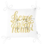 - Pofi-2558-Gorsel-2 - Realhomes Hardal Renk Home Sweet Home Dijital Baskılı Pofuduk Sandalye Minderi Realhomes