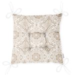 - Pofi-286-Gorsel-2 - Realhomes Krem Zemin Kahverengi Tasarım Dijital Baskılı Modern Pofuduk Sandalye Minderi Realhomes