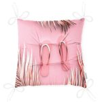 - Pofi-3014-Gorsel-2 - Realhomes  Pembe Gold Terlik Tasarımlı Dijital Baskılı Pofuduk Sandalye Minderi Realhomes