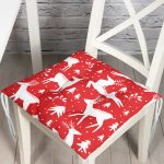 - Pofi-3062-Gorsel - Realhomes Geyik Desenli Özel Tasarımlı Dijital Baskılı Modern Pofuduk Sandalye Minderi Realhomes