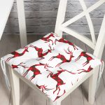 - Pofi-3072-Gorsel - Realhomes  Ekose Renkli Geyik Desenli Özel Tasarımlı Dijital Baskılı Modern Pofuduk Sandalye Minderi Realhomes