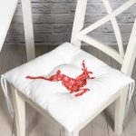 - Pofi-3073-Gorsel - Realhomes Geyik Motifli Özel Tasarımlı Dijital Baskılı Modern Pofuduk Sandalye Minderi Realhomes