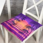 - Pofi-3184-Gorsel - Realhomes Mor Renkli Plaj Özel Tasarımlı Dijital Baskılı Modern Pofuduk Sandalye Minderi Realhomes