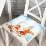 - Pofi-3420-Gorsel - Realhomes Sahilde Deniz Yıldızları Özel Tasarım Dijital Baskılı Modern Pofuduk Sandalye Minderi Realhomes