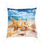 Deniz Yıldızı Midyeler Özel Tasarımlı Modern Pofuduk Sandalye Minderi Realhomes