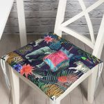 - Pofi-3441-Gorsel - Realhomes  Amazon Etnik Fil Motifli Dijital Baskılı Modern Pofuduk Sandalye Minderi Realhomes