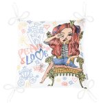 - Pofi-3445-Gorsel-2 - Realhomes  Peace Love Fashion Temalı Dijital Baskılı Modern Pofuduk Sandalye Minderi Realhomes