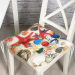 - Pofi-3462-Gorsel - Realhomes Renkli Deniz Canlıları Özel Tasarımlı Modern Pofuduk Sandalye Minderi Realhomes