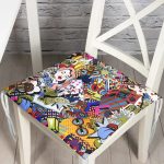 - Pofi-3469-Gorsel - Realhomes  Retro Pop Art Modern Tasarımlı Dijital Baskılı Modern Pofuduk Sandalye Minderi Realhomes