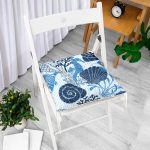 - Pofi-3472-Gorsel-1 - Realhomes  Mavi Deniz Canlıları Temalı Dijital Baskılı Modern Pofuduk Sandalye Minderi Realhomes