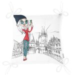 - Pofi-3492-Gorsel-2 - Realhomes  Fashion Çizim Desenli Dijital Baskılı Modern Pofuduk Sandalye Minderi Realhomes