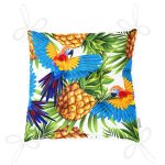 - Pofi-3497-Gorsel-2 - Realhomes Ananas Tropikal Desenli Özel Tasarım Dijital Baskılı Modern Pofuduk Sandalye Minderi Realhomes