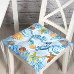 - Pofi-3507-Gorsel - Realhomes  Sea Summer Dijital Baskılı Modern Özel Tasarım Pofuduk Sandalye Minderi Realhomes