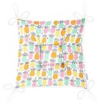 - Pofi-3509-Gorsel-2 - Realhomes Pastel Renkte Ananaslar Özel Tasarım Modern Pofuduk Sandalye Minderi Realhomes