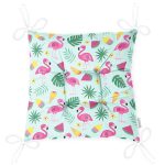 - Pofi-3517-Gorsel-2 - Realhomes Summer Flamingo Motifli Özel Tasarım Dijital Baskılı Pofuduk Sandalye Minderi Realhomes