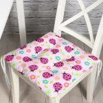 - Pofi-3523-Gorsel - Realhomes Pembe Uğurböceği Özel Tasarımlı Dijital Baskılı Modern Pofuduk Sandalye Minderi Realhomes