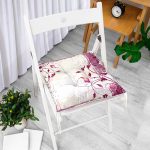 - Pofi-3601-Gorsel-1 - Realhomes  Pembe Ahenk Özel Yasarım Dijital Baskılı Modern Pofuduk Sandalye Minderi Realhomes