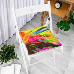 - Pofi-3611-Gorsel-1 - Realhomes  Multi Renkler Dijital Baskılı Modern Pofuduk Sandalye Minderi Realhomes