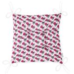 Realhomes Özel Tasarım Dijtal Baskılı Modern Pofuduk Sandalye Minderi Realhomes