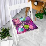 - Pofi-3707-Gorsel-1 - Realhomes  Realhomes Suluboya Desenli Dijital Baskılı Modern Pofuduk Sandalye Minderi Realhomes