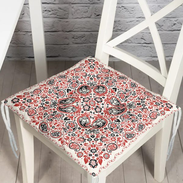 - Pofi-3713-Gorsel - Realhomes  Realhomes Zebra Desenli Dijital Baskılı Modern Pofuduk Sandalye Minderi Realhomes