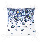 - Pofi-3717-Gorsel-2 - Realhomes Realhomes Nazar Boncuğu Motifli Dijital Baskılı Modern Pofuduk Sandalye Minderi Realhomes