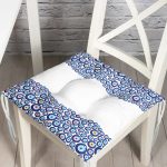 - Pofi-3722-Gorsel - Realhomes  Realhomes Nazar Boncuğu Motifli Dijital Baskılı Modern Pofuduk Sandalye Minderi Realhomes