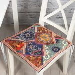 - Pofi-3769-Gorsel - Realhomes  Realhomes Etnik Motifli Dijital Baskılı Modern Pofuduk Sandalye Minderi Realhomes