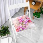 Realhomes 3 Boyutlu Dijtal Baskılı Modern Pofuduk Sandalye Minderi Realhomes