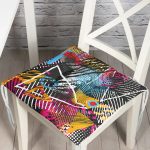 - Pofi-3837-Gorsel - Realhomes  Realhomes Özel Tasarım Dijital Baskılı Modern Pofuduk Sandalye Minderi Realhomes