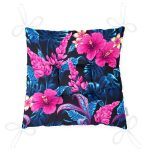 - Pofi-3859-Gorsel-2 - Realhomes  Realhomes Mavi Zeminde Rengarenk Çiçekler Dijital Baskılı Modern Pofuduk Sandalye Minderi Realhomes