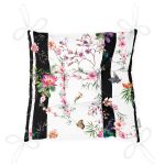 Realhomes Mıda Summer Özel Serisi Dijital Baskılı Modern Pofuduk Sandalye Minderi Realhomes