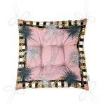 RealHomes Özel Tasarım Dijital Baskılı Modern Pofuduk Sandalye Minderi Realhomes