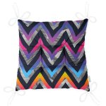 - Pofi-3975-Gorsel-2 - Realhomes Rengarenk Zikzak Motifli Özel Tasarım Dijital Baskılı Modern Pofuduk Sandalye Minderi Realhomes