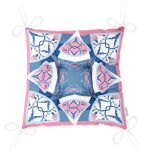 RealHomes Özel Tasarım Dijital Baskılı Modern Pofuduk Sandalye Minderi Realhomes