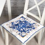 RealHomes Özel Tasarım Dijital Baskılı Modern Pofuduk Sandalye Minderi Realhomes