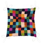 - Pofi-4135-Gorsel-2 - Realhomes Rengarenk Damalı Desenli Özel Tasarım Dijital Baskılı Modern Pofuduk Sandalye Minderi Realhomes