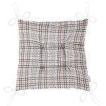 Ekose Özel Tasarım Dijital Baskılı Modern Pofuduk Sandalye Minderi Realhomes