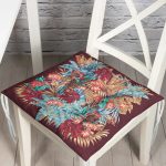 - Pofi-4176-Gorsel - Realhomes  Modern Gül Sanatı Tasarımlı Dijital Baskılı Pofuduk Sandalye Minderi Realhomes