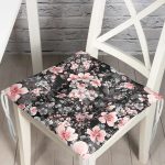 Modern Sanat Tasarımlı Dijital Baskılı Pofuduk Sandalye Minderi Realhomes