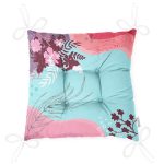 Modern Sanat Tasarımlı Dijital Baskılı Pofuduk Sandalye Minderi Realhomes