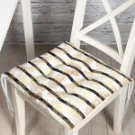 Modern Sanat Tasarımlı Dijital Baskılı Pofuduk Sandalye Minderi Realhomes